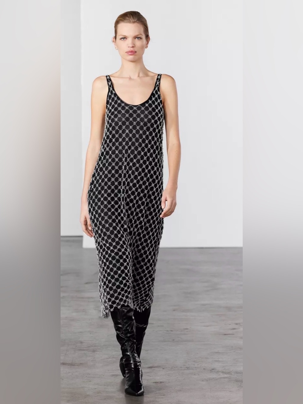 Brand new Zara beaded jewel dress size S